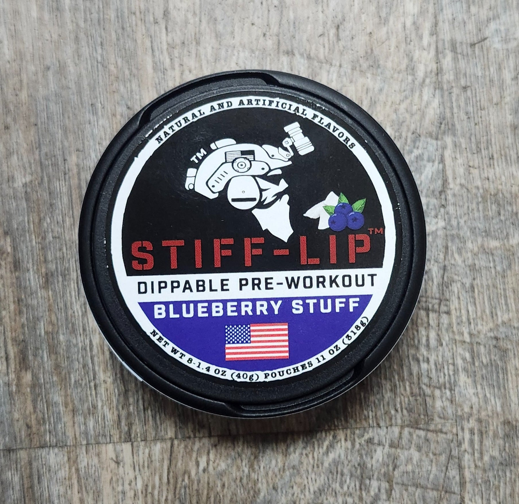 Stiff Lip Supplements 300mg Caffeine Pouches